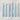 Denim Twisted Taper Candles, Set of 6