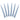 Denim Twisted Taper Candles, Set of 6