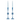 Sapphire Glass Candlestick Pair, Large