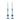 Sapphire Glass Candlestick Pair, Medium