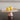 GLASS Adana Medium Painted Pedestal (Yellow and Coral)