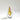 Stretched Neck Vase-Amber-Small