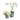 Large COUNTRYSIDE  HAND-PAINTED CACHEPOT / PLANTER