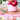 Baroque Glass Pink Cake Stand