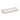 Clear Textured Rectangular Tray with Jagged Gold Rim - Medium