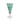 Cassis Vintage Stem Glass - Green