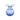 Hibiscus Glass Cobalt Bud Vase