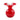 Hibiscus Glass Red Medium Fluted Vase