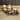 Cluster of Twelve Round Serving Bowls - Nickel