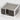 Lucite Coaster Set/4 - Silver