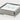 LUCITE COCKTAIL NAPKIN TRAY - SILVER