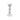 MEDIUM WHITE BOBBIN CANDLESTICK - 14CM