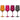 Reserve Nouveau Crystal Wine Glasses in Sunset, Set of 4