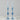 Sapphire Glass Candlestick Pair, Large