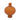 Vase Recycled Glass Round Golden Oak