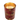 Melograno (Pomegranate) Decorated Candle Medium